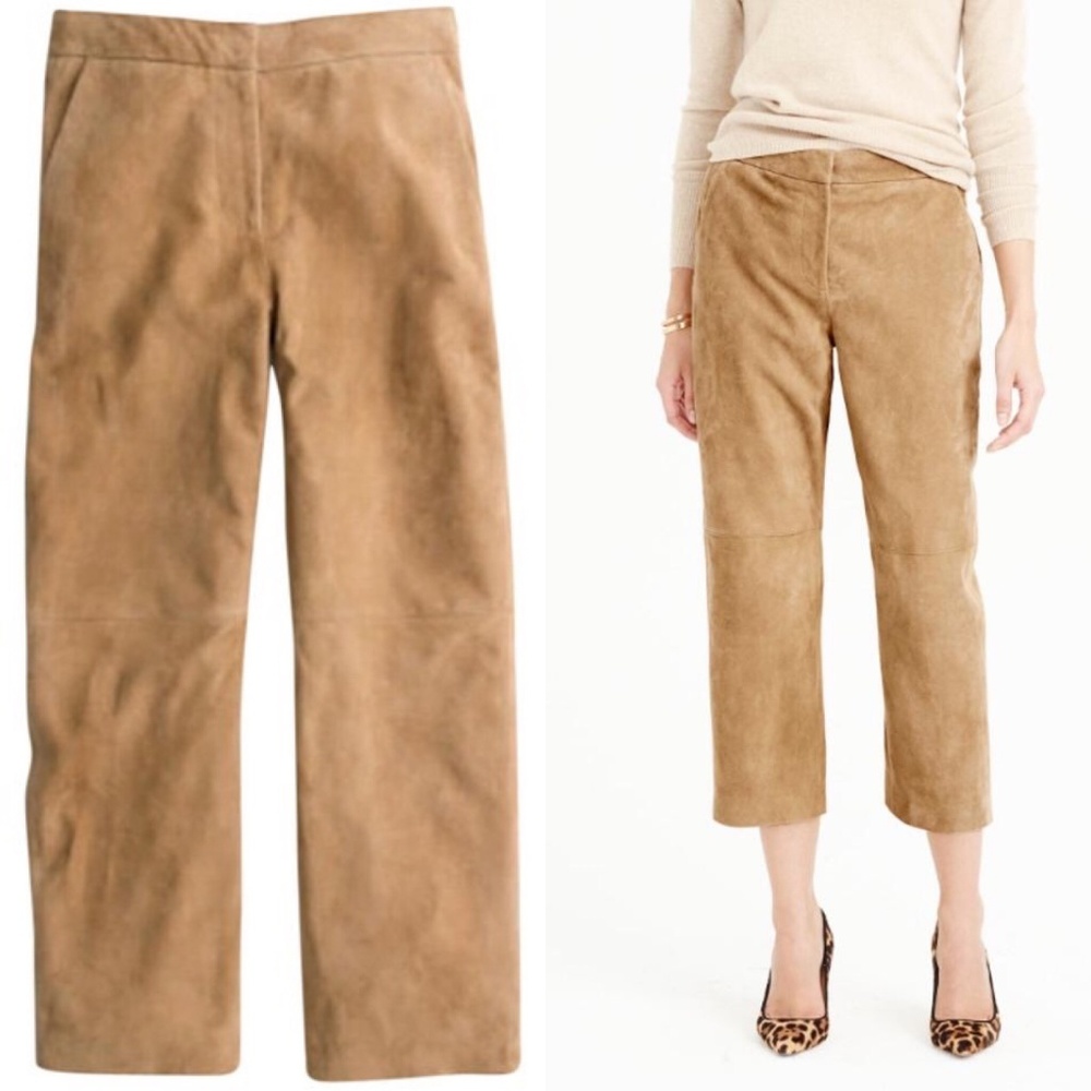 J Crew Collection Suede Patio Pants - Picture 6 of 7